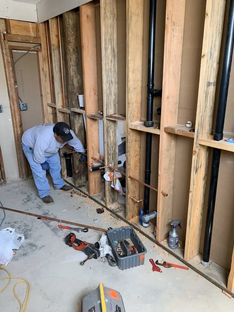 Commercial rough-in plumbing for Water Heater Replacement in Palmetto Downs